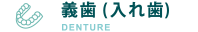 義歯(入れ歯)DENTURE